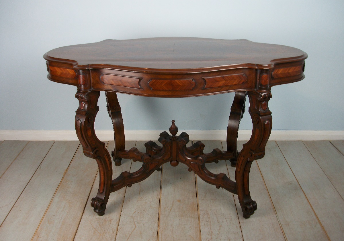 Italian Walnut Shaped Occasional Table